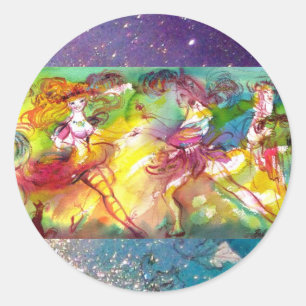 CARNIVAL BALLET/Venetian Masquerade, Dance,Music Ronde Sticker