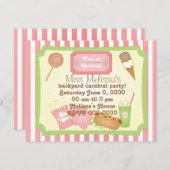 Carnival-behandelingen Kaart (Voorkant / Achterkant)