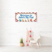 Carnival Birthday Banner Circus Birthday Party (Insitu)
