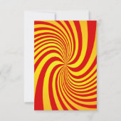 Carnival Birthday Invitation Kaart (Achterkant)