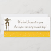 Carnival Boarding Pass Faire-part de mariage (Dos)