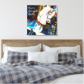 Carnival Carousel Horse Foto Live Laugh Love Canvas Afdruk (Insitu (Slaapkamer))