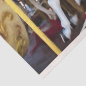 Carnival Carrousel Horses 20x30 ontkoppeling Tissuepapier (Detail)