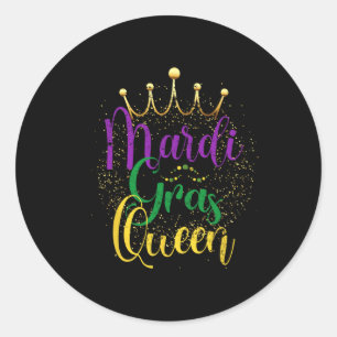 Carnival Celebration Gift Party Costume Queen Mard Ronde Sticker