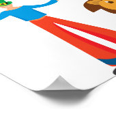 Carnival Circus Affiche de bienvenue fête d'annive (Coin)