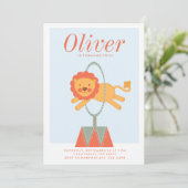 CARNIVAL CIRCUS ANNIVERSAIRE DE ENFANT invitation (Debout devant)