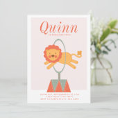 CARNIVAL CIRCUS ANNIVERSAIRE DE ENFANT invitation  (Debout devant)