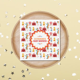 Carnival Circus Festival Baby shower Servet