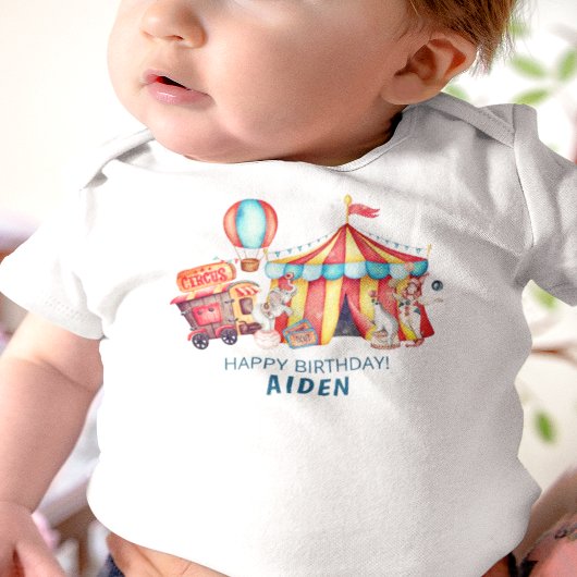 Carnival Circus Grote Top Blauwe Verjaardag