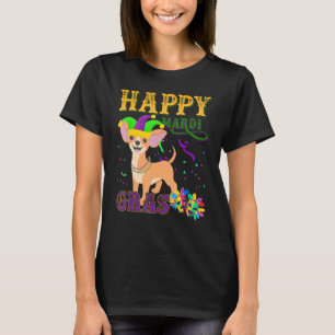 Carnival Classic Chihuahua Dog Mardi Gras Costume T-shirt