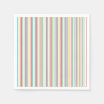 Carnival Colorful MultiColor Stripe Birthday