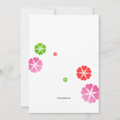 Carnival Colors Cinco de Mayo Invitation Kaart (Achterkant)