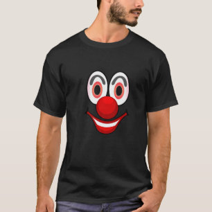 Carnival costuum clown face mardi gras grappig Pre T-shirt