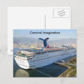 Carnival Cruise Ship Post Card Briefkaart (Voorkant / Achterkant)