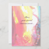 CARNIVAL DANCE 2, levendig roze blauw Aankondiging (Achterkant)