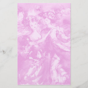 CARNIVAL DANCE 2, zacht antiek roze Briefpapier