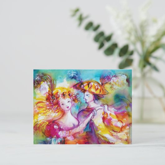 CARNIVAL DANCE BRIEFKAART (Staand voorkant)