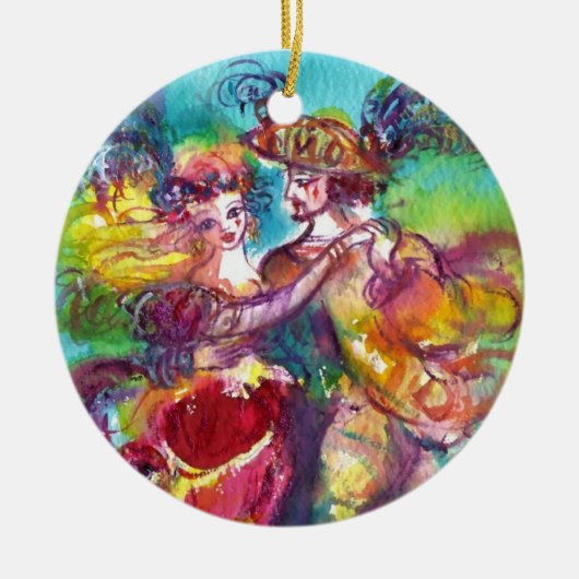 CARNIVAL DANCE KERAMISCH ORNAMENT (Voorkant)
