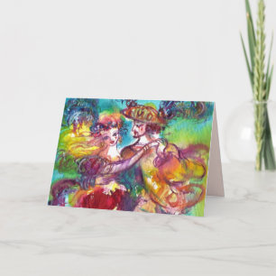 CARNIVAL DANCE Valentijnsdag Red Heart Wax Seal Feestdagen Kaart