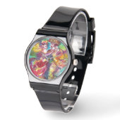 CARNIVAL DANCE / Venetian Masquerade Ball Horloge (Hoek)