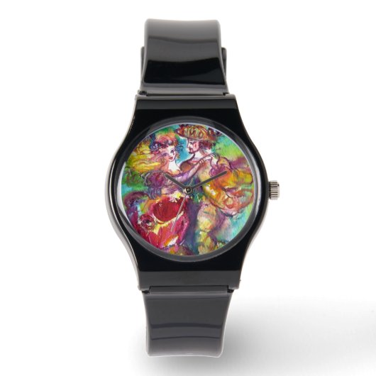 CARNIVAL DANCE / Venetian Masquerade Ball Horloge (Voorkant)