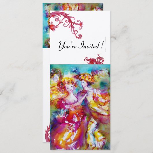 CARNIVAL DANSE Programme de la fête Flouritures Ro (Devant / Derrière)