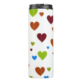 Carnival dansende harten verspreid thermosbeker (Achterkant)