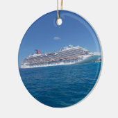 Carnival Dream Cruise Ship Ceramic Ornament (Links)