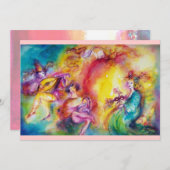 CARNIVAL EN FEU, Invitation au Bal Masqué de Mardi (Devant / Derrière)