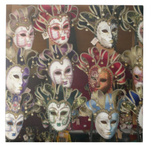 Carnival Face Maskers, Italiaanse straatmarkt Tegeltje