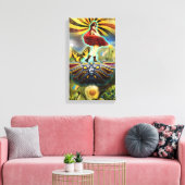 Carnival Fairy Canvas afdrukken (Insitu (Woonkamer))