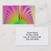 Carnival Feathers Visitekaartje (Voorkant / Achterkant)