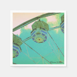 Carnival Ferris Wheel - Birthday Party Napkins Servet