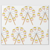 Carnival Ferris Wheel Cadeaupapier (Vlak)