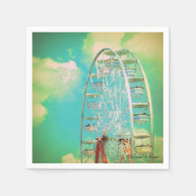  carnival Ferris Wheel - Cocktail Napkins