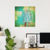  carnival Ferris Wheel Foto - Poster (Thuiskantoor)