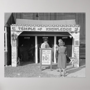 Carnival Fortune Teller, 1938.  foto Poster