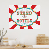 Carnival Game stand a Bottle Poster (Keuken)