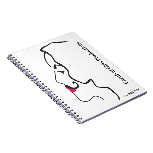 Carnival Girls Productions Silouhette Notitieboek (Rechterzijde)