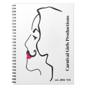 Carnival Girls Productions Silouhette Notitieboek