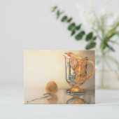 Carnival Glass Pitcher Art Briefkaart (Staand voorkant)