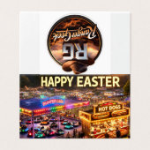 Carnival greeting card (Outside Unfolded)