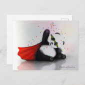 _CarnivaL Hero PaNda_ Briefkaart (Voorkant / Achterkant)