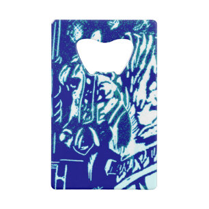 Carnival Horse Blues Kredietkaart Flessenopener
