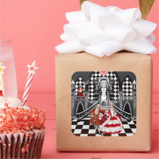 Carnival in a Magical land Vierkante Sticker