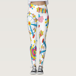 Carnival Lights: Ferris Wheel Print Leggings