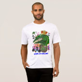 Carnival Mardi Gras Event Please Uitzicht Notes T-shirt (Voorkant volledig)
