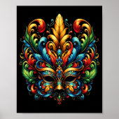 Carnival Mask Brazil Rio Poster (Voorkant)