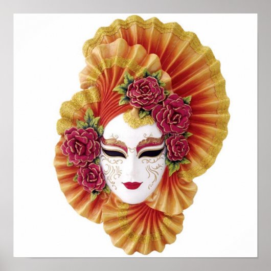 CARNIVAL MASK POSTER (Voorkant)
