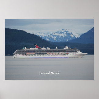 Carnival Mirakel in Alaska Poster